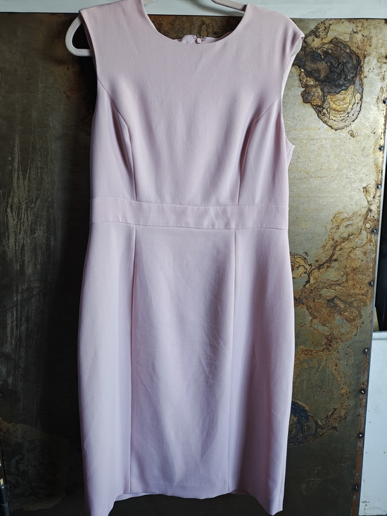 Kasper Dresses & Skirts - Kasper Soft Pink Sleeveless Midi Sheath Dress